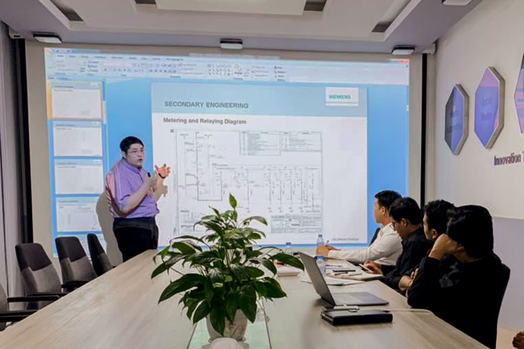 Siemens Team Conducts Technical Presentation & Training At VP Start