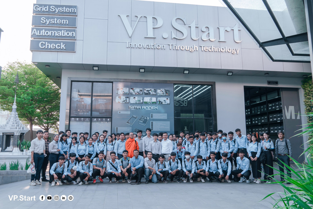 The Cambodian-Thai Skills Development Institute (CTSDI) visited the VP.Start Sen Sok Valley Campus