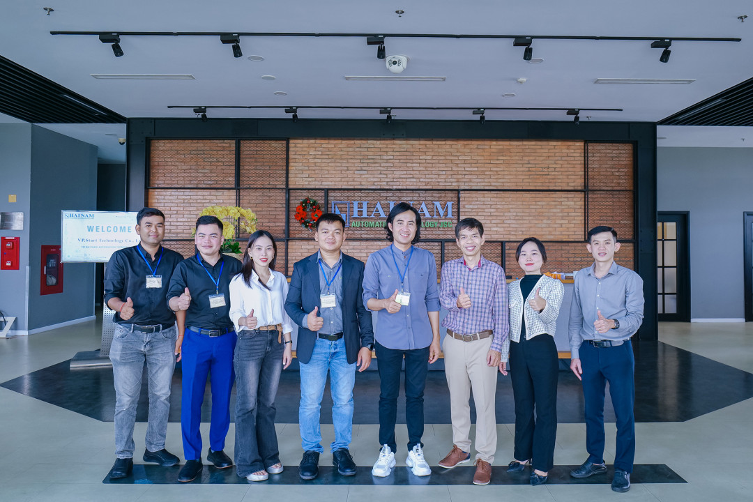 VP.Start's management team has visited the HAI NAM Factory in Vietnam