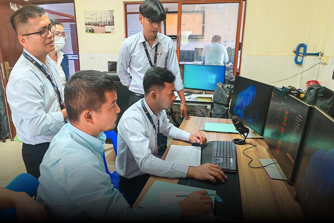 SIMA Smart Grid Installation and Commissioning at EDC Dispatching Command Center in Phnom Penh