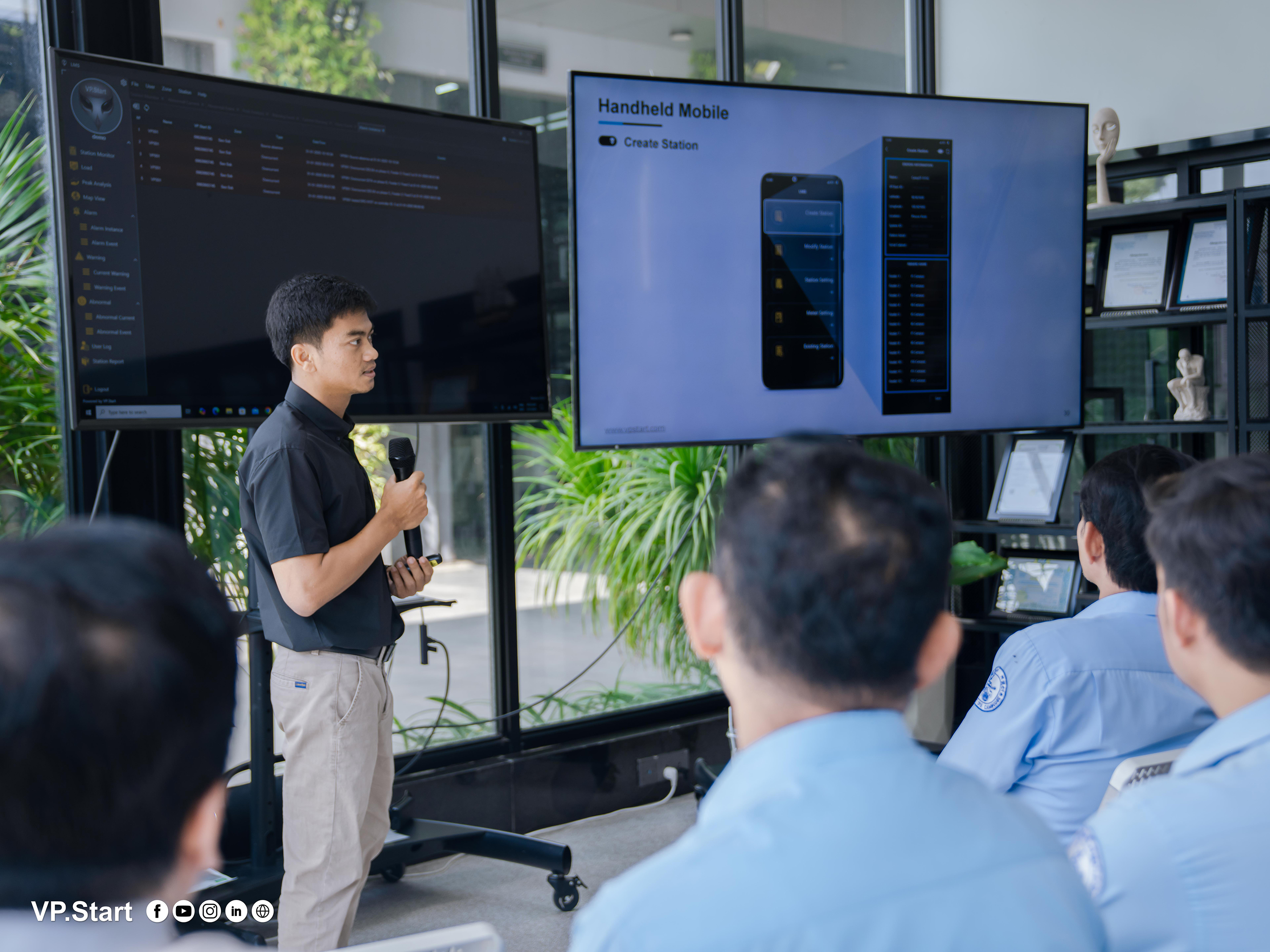 The Training Low Voltage Management System (LMS) for LVDB