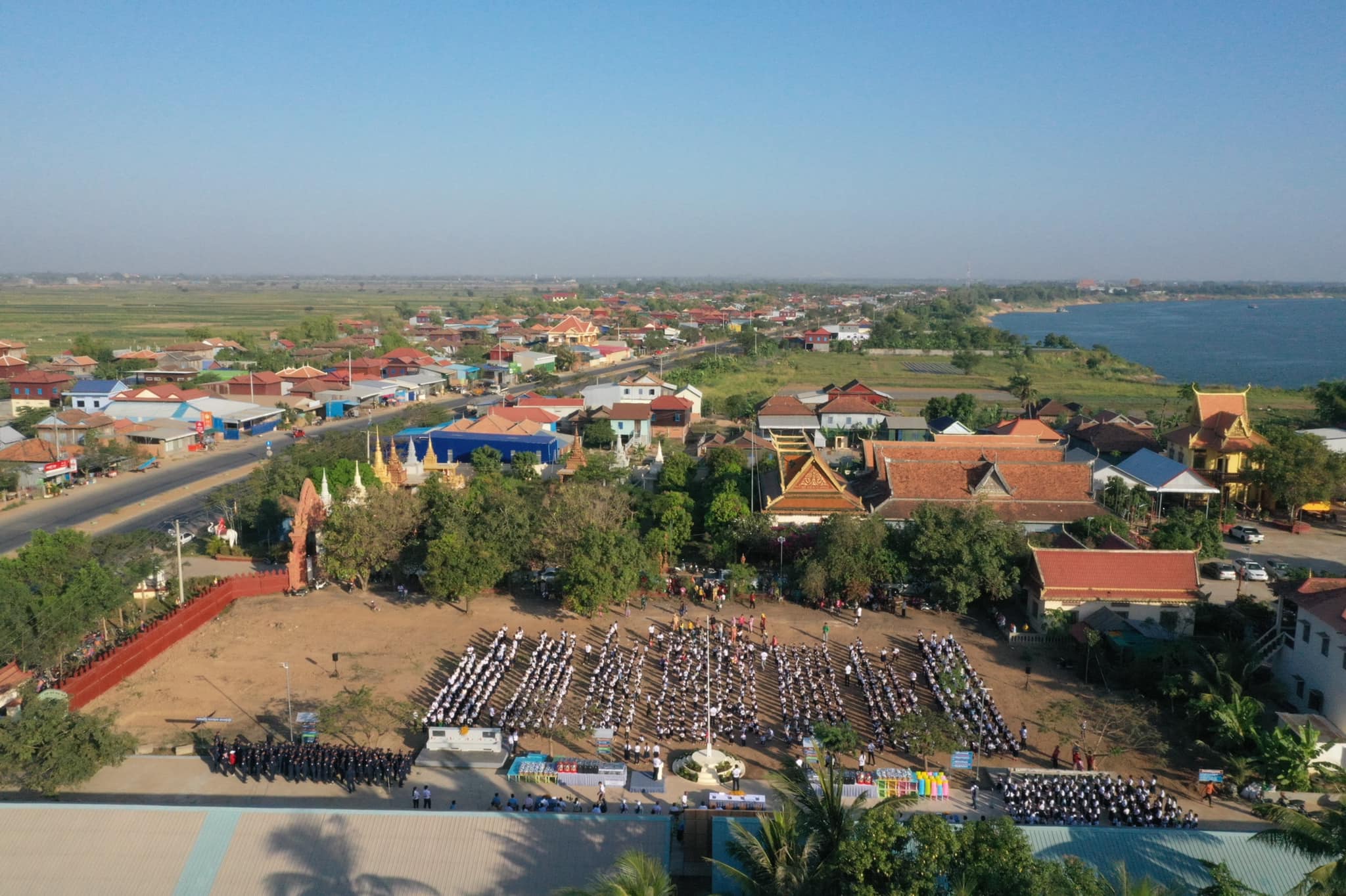 Charity at Cambodian school